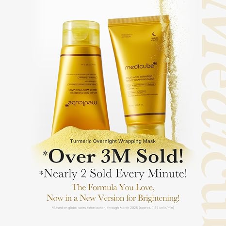 Medicube Turmeric Overnight Wrapping Peel Off Mask 75ml