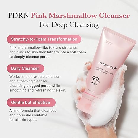Medicube PDRN PINK NIACINEAMIDE WHIP CLEANSER 120g