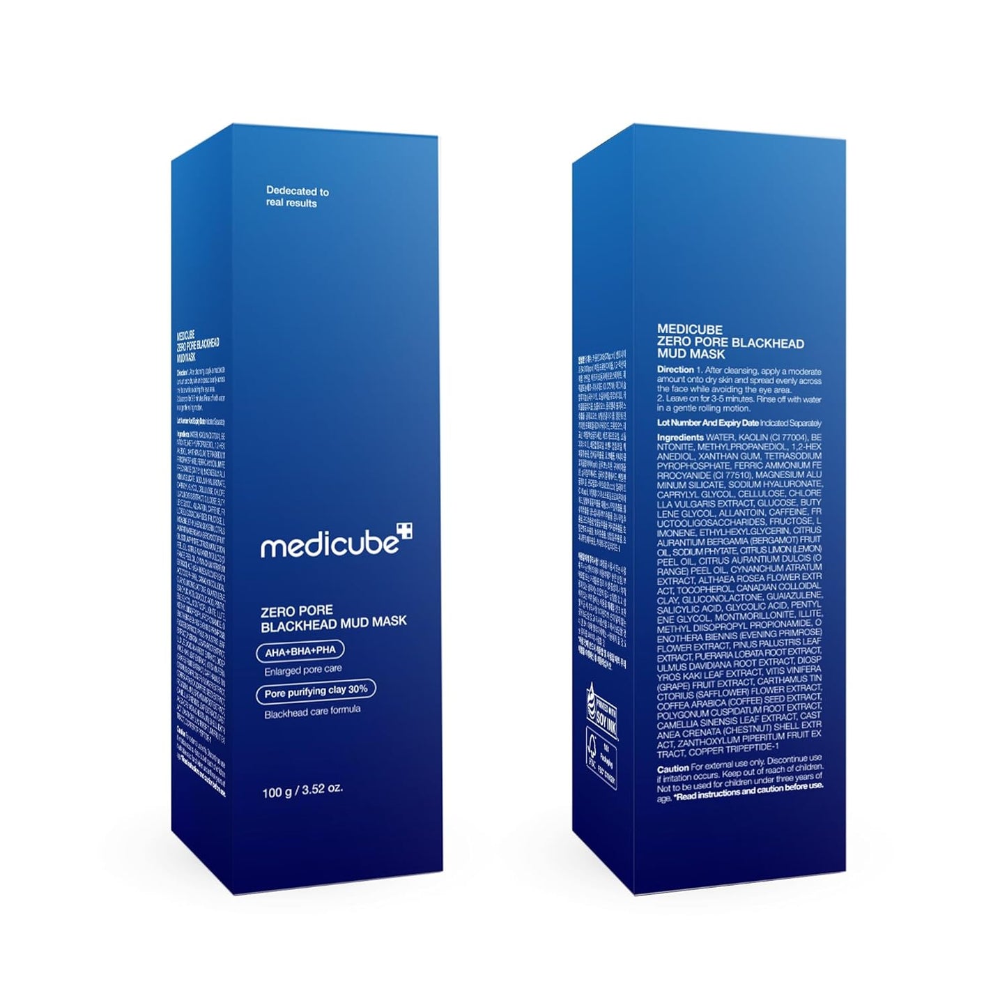 MEDICUBE Zero Pore Blackhead Mud Mask 100g
