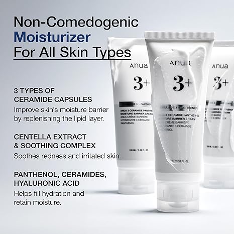 ANUA 3 Ceramide Panthenol Moisture Barrier Cream
