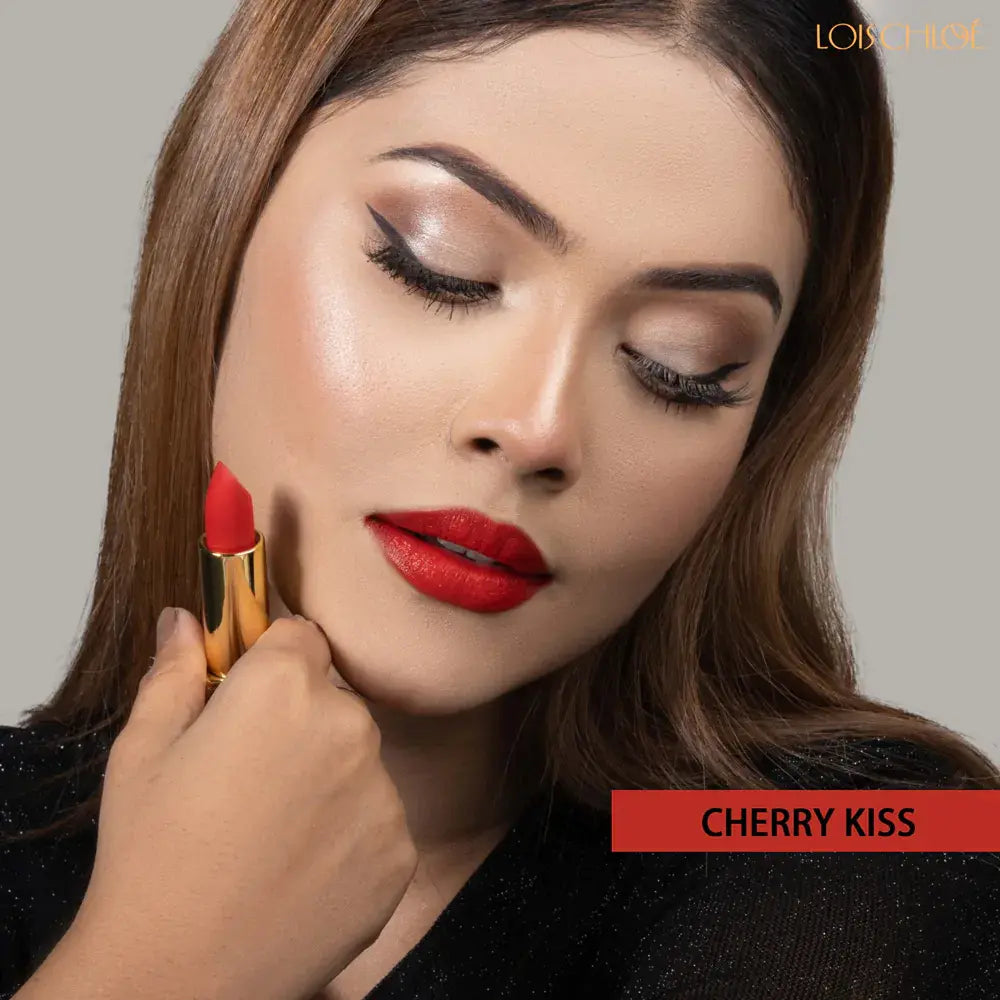 Cherry Kiss Bullet Semi-Matte Lipstick