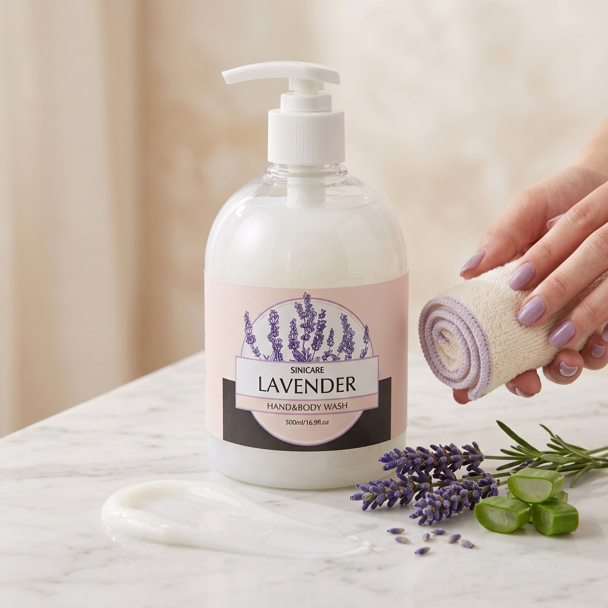 Sinicare Lavender Hand & Body Wash