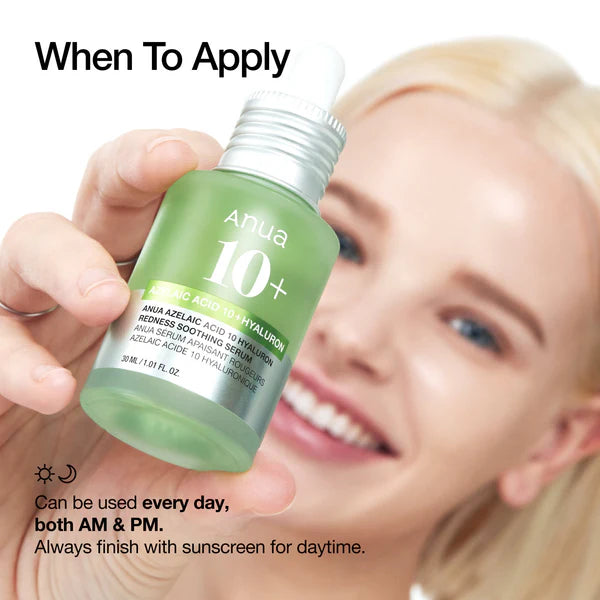 Anua 10+ Azelaic Acid Hyaluron Soothing Serum