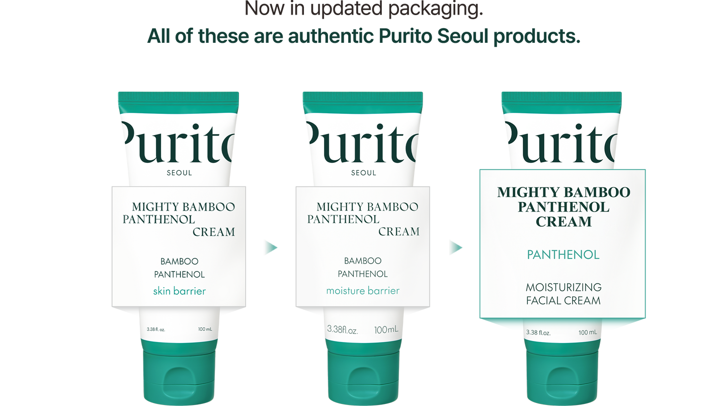 PURITO SEOUL Mighty Bamboo Panthenol Cream 100ml